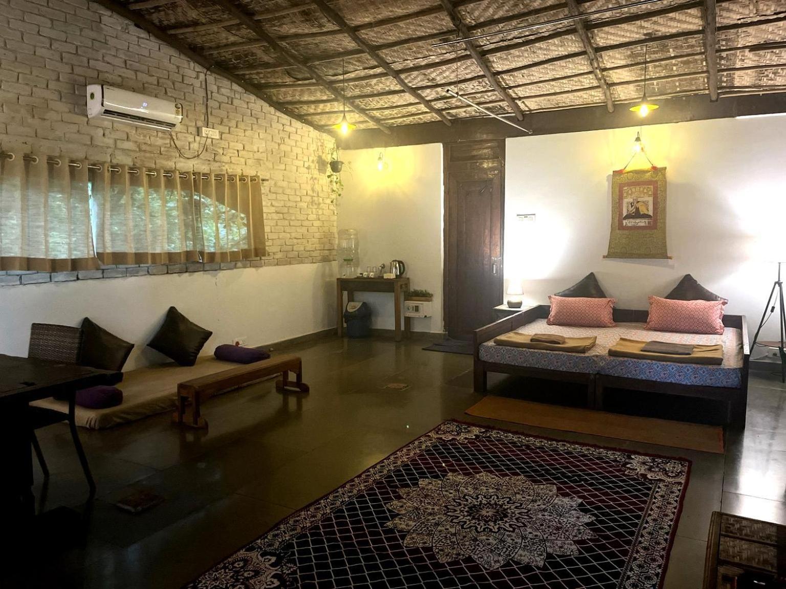 Satori Wellness Cottages I Yoga, Sauna, Ice Bath, Holistic Therapies & More Mandrem Exterior foto